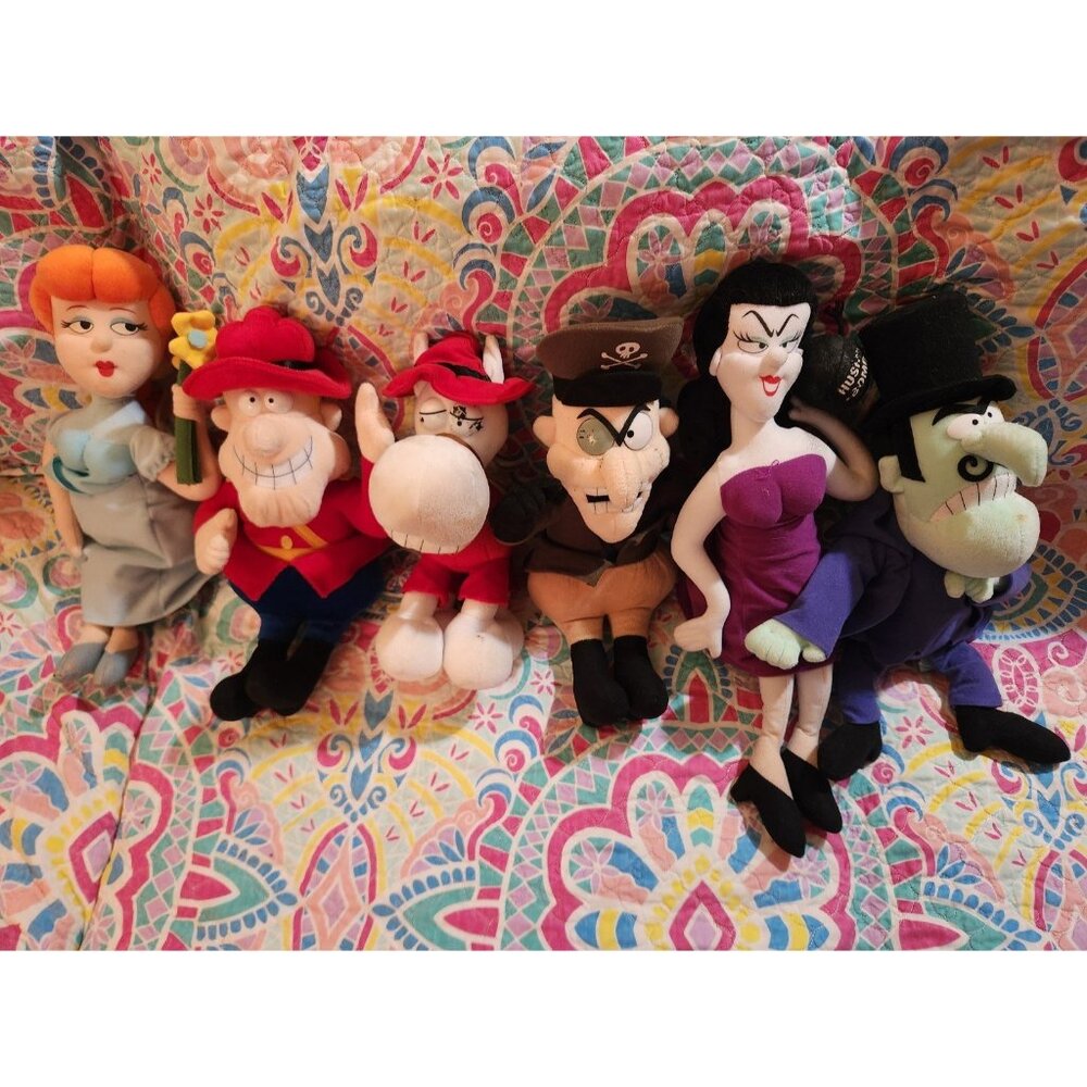 Rocky and Bullwinkle Friends Vintage Plush Lot